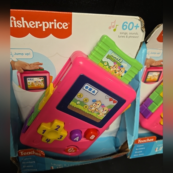 3pc Mixed Lot Of Fisher Price Laugh & Learn Lil Gamers 6-36 Months Damaged Boxes - Picture 6 of 10